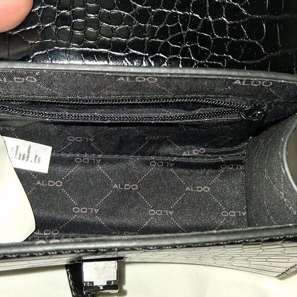 ALDO CROCODILE EMBOSSED CROSSBODY BAG FTL-05-046 - Picture 7 of 7